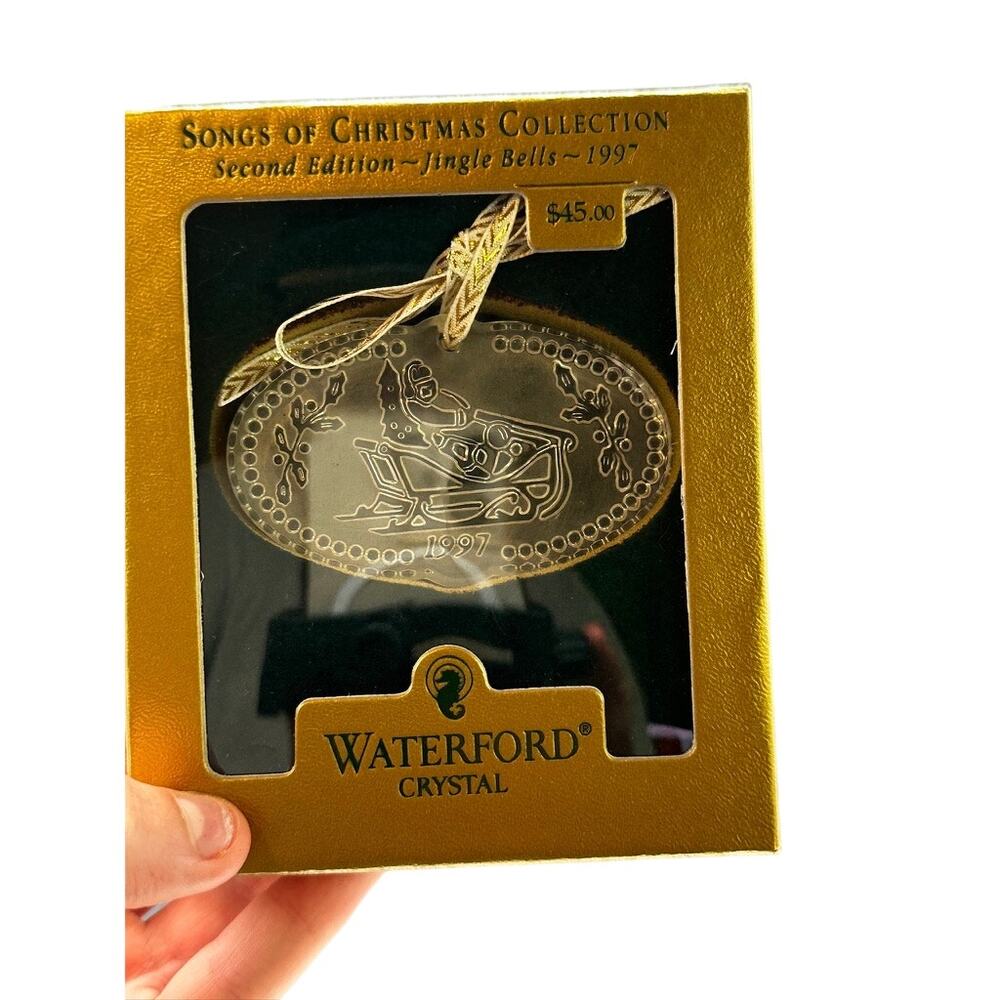 Waterford Crystal Songs of Xmas 2nd edition-jingle bells1997